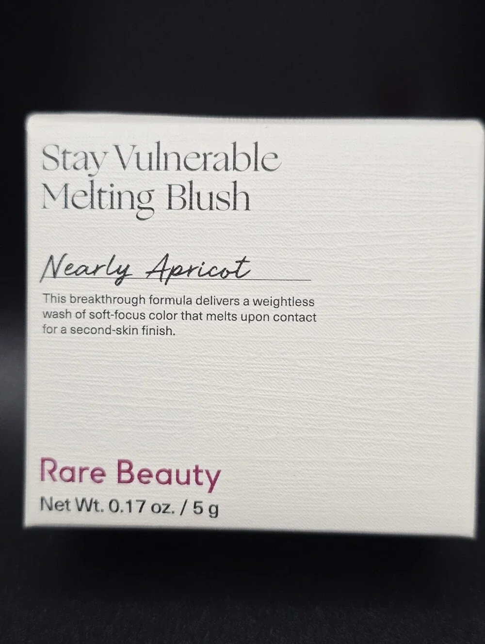 Rare Beauty cream blush - soft apricot